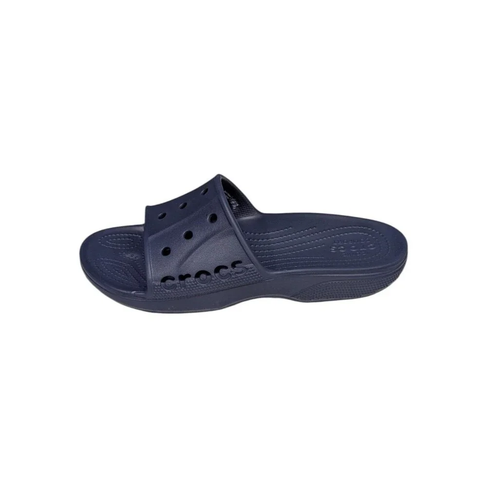 Crocs Baya Slide II 2 Navy Blue Sandal Slip-on Slide Pool Beach Men 10 Women 12